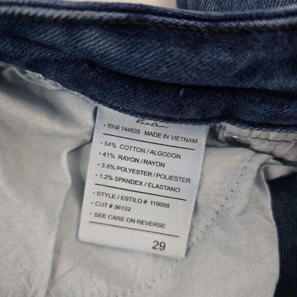 Kancan high rise medium distressed jeans blue 29 denim womens 5332 skinny - Picture 10 of 11